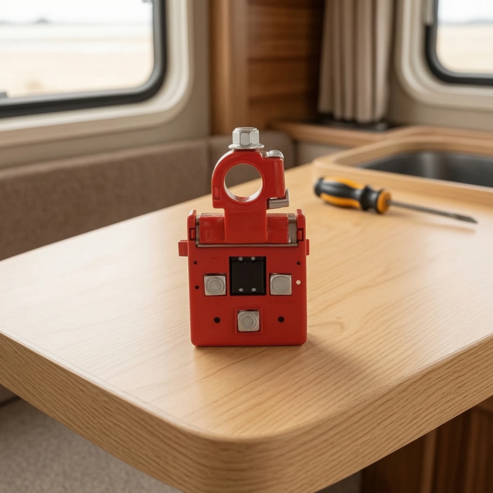 Positive Battery Terminal with Fuse Holder Easy Installation Fused Battery Terminal Clamp Safe Versatile for Car Owners