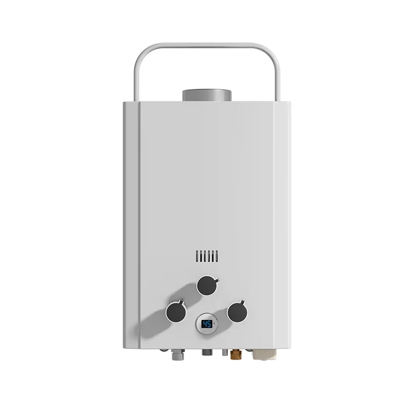 6L portable camping shower liquefied petroleum gas instant boiler camper tankless water heater
