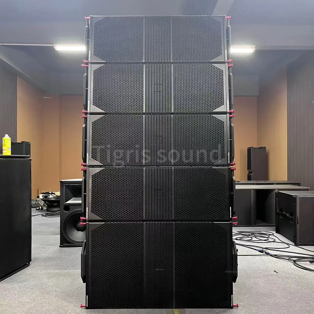 SAWA II Dual12in Passive Line Array 1200W RMS for Rural Church & Outdoor Open-air Stage Show