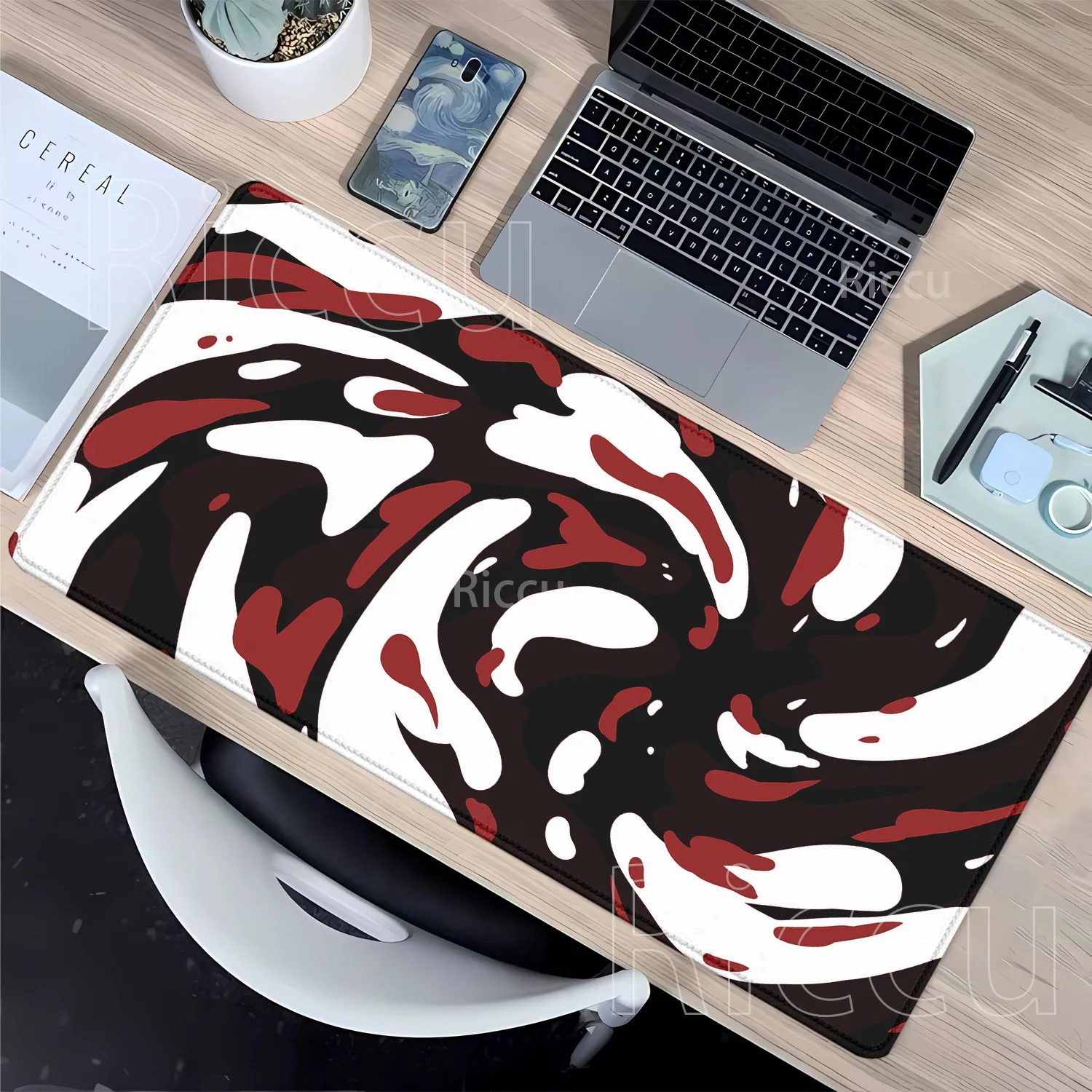 Gaming Mouse pad Strata Liquid fluid Art Swirl Large Keyboards HD Printing 900x400mm Computer Laptop Anime Keyboard XXL Desk Mat