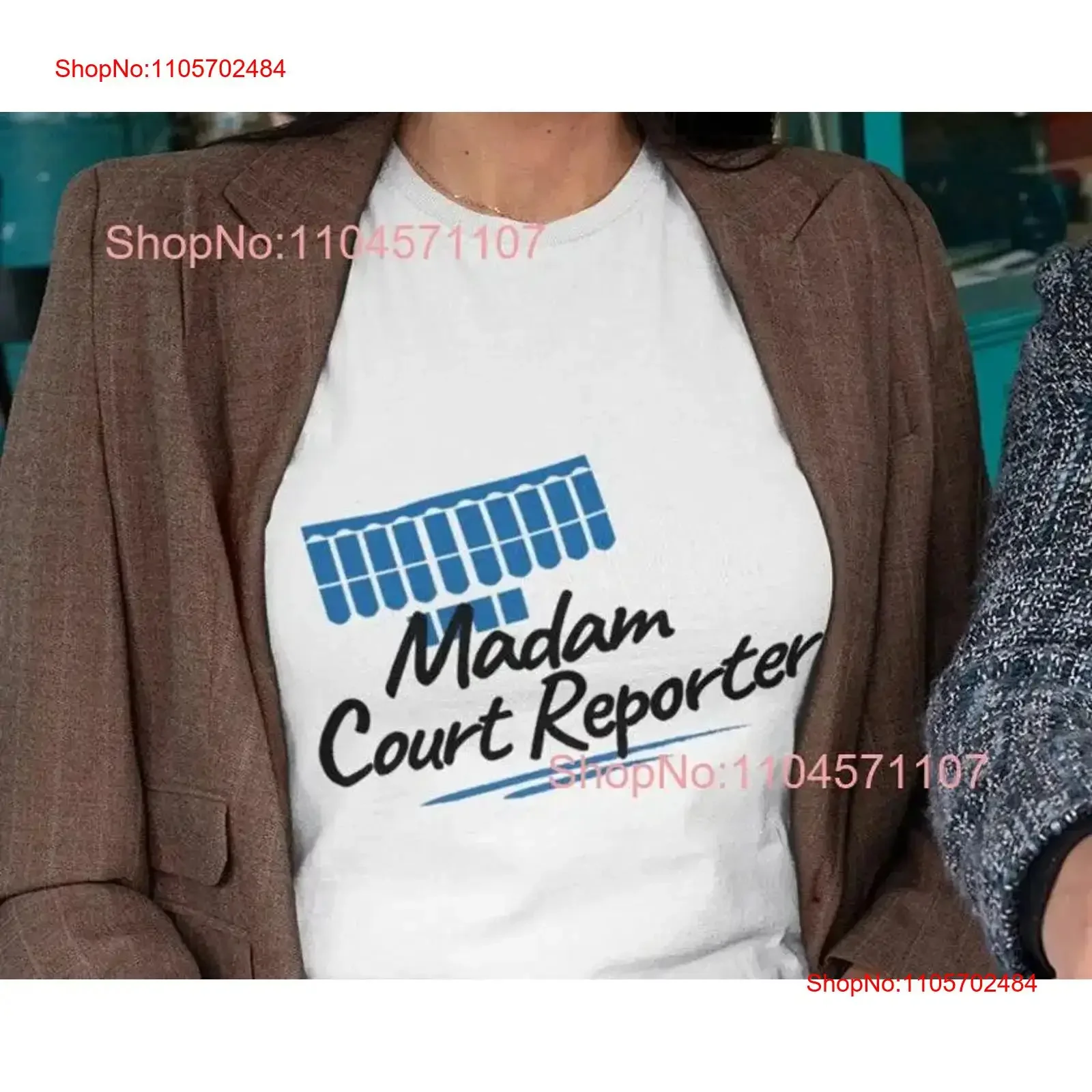 Madam Court Reporter T Shirt reporting Stenographer Steno Student Swag gift vintage Washed Versatile streetwear homme