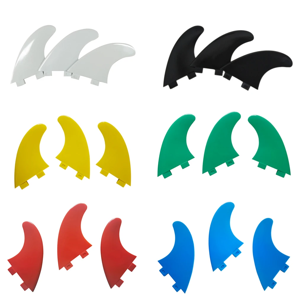 

5sets/pack Surfboard Fins M UPSURF FCS FINS G5 For Shortboard/Funboard Plastic Fins Quilhas Multicolor Nylon Surf Fins