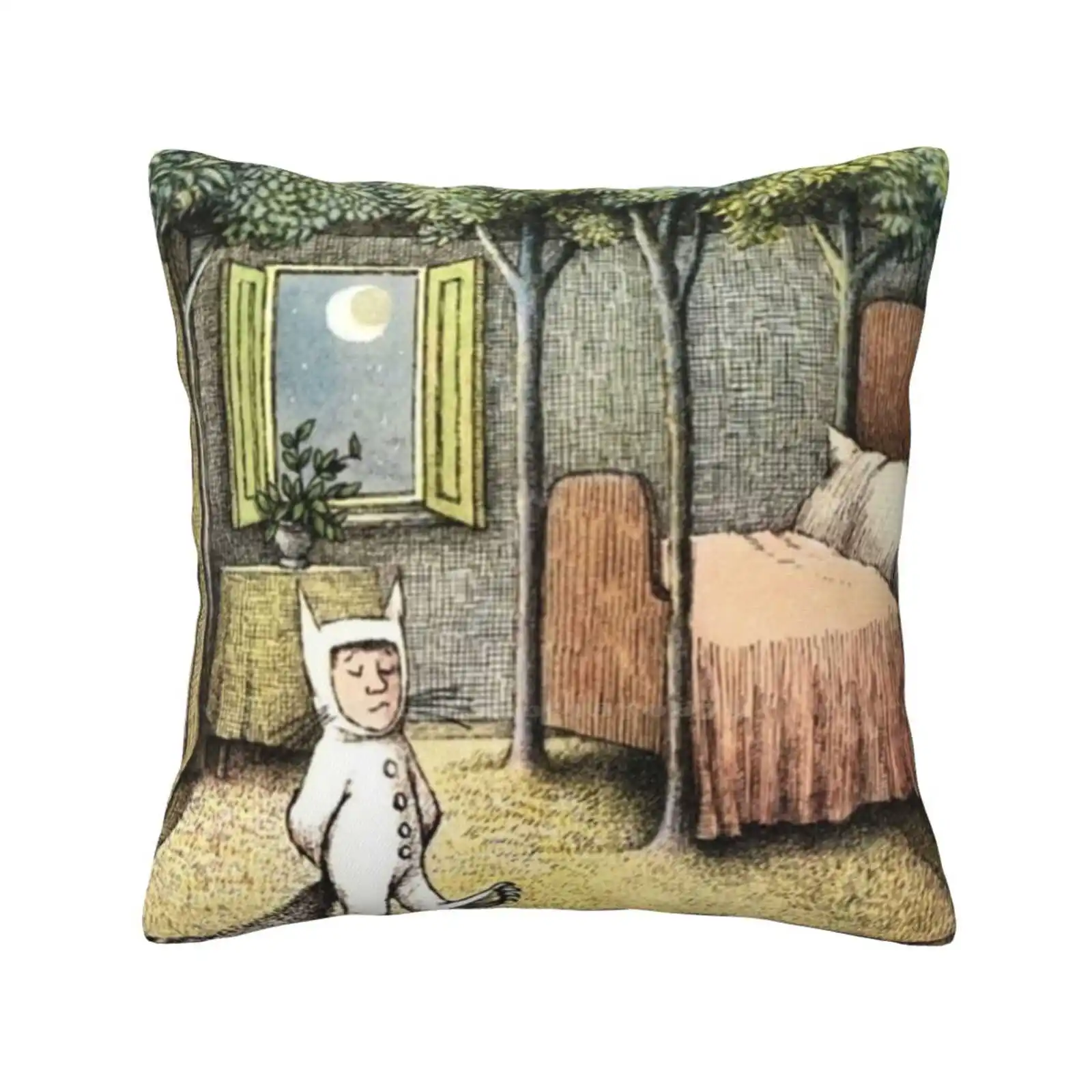 Where The Wild Things Are Home Sofa Car Cushion Cover Pillowcase Max Where The Wild Things Are Story Book Kids