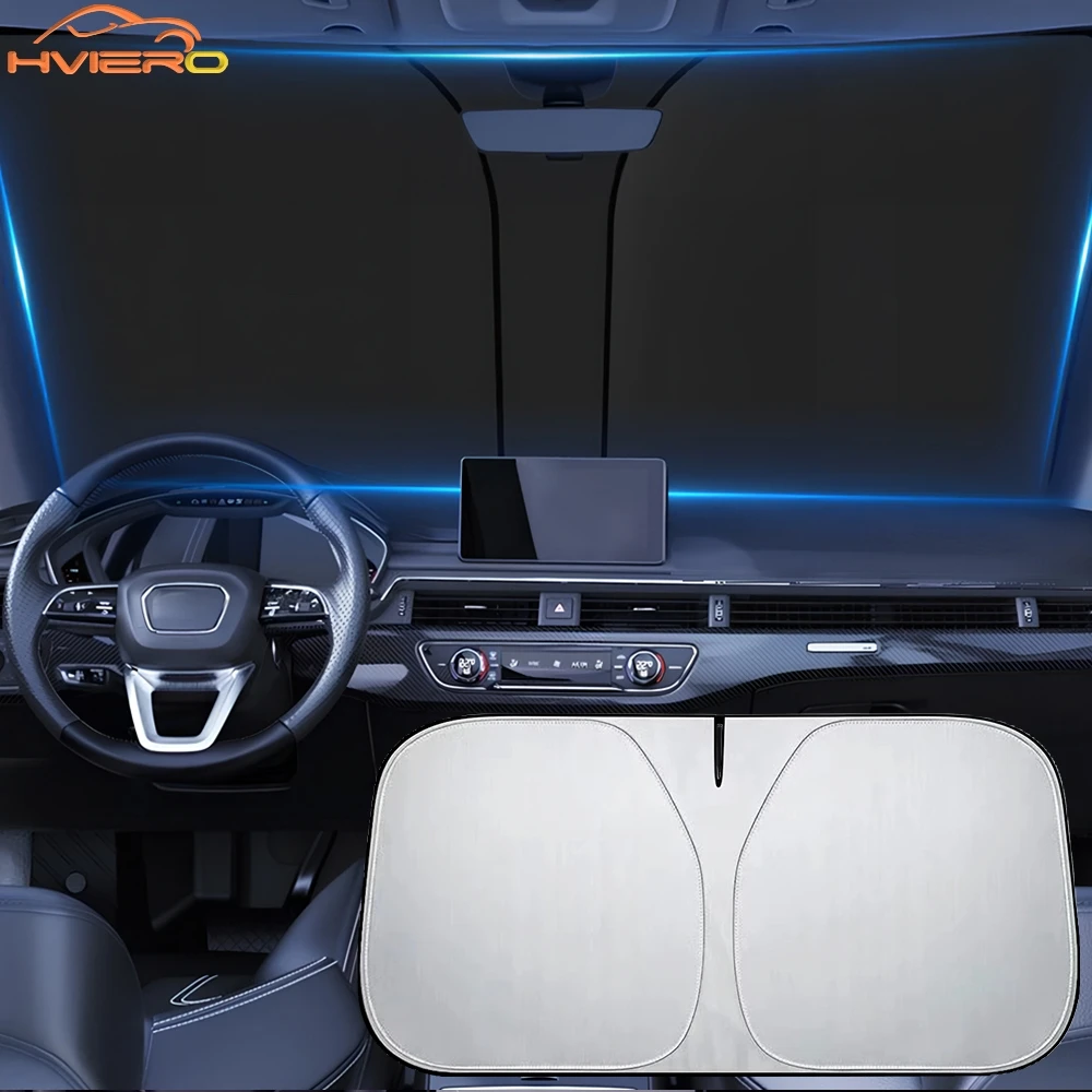 Car Front Windshield Glass Sun Shield Insulation Umbrella Solar Window Shade Auto Sunshade Blocks UV Reflector Protector Cover