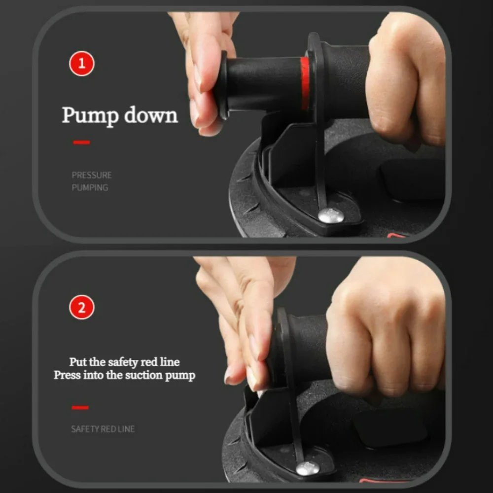 صغيرة/كبيرة واجب رافع كوب شفاط المكنسة الكهربائية الصناعية الصف/الجرانيت/البلاط/نافذة مضخة يدوية مصاصة أدوات التعامل المرفوع #4