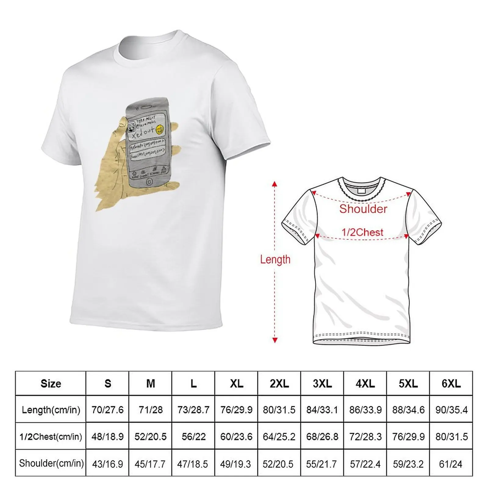 Tera Melos Merch X'ed Phone Lovely Sweater Black Gift Ideas T-Shirt t shirt man cotton anime tshirt