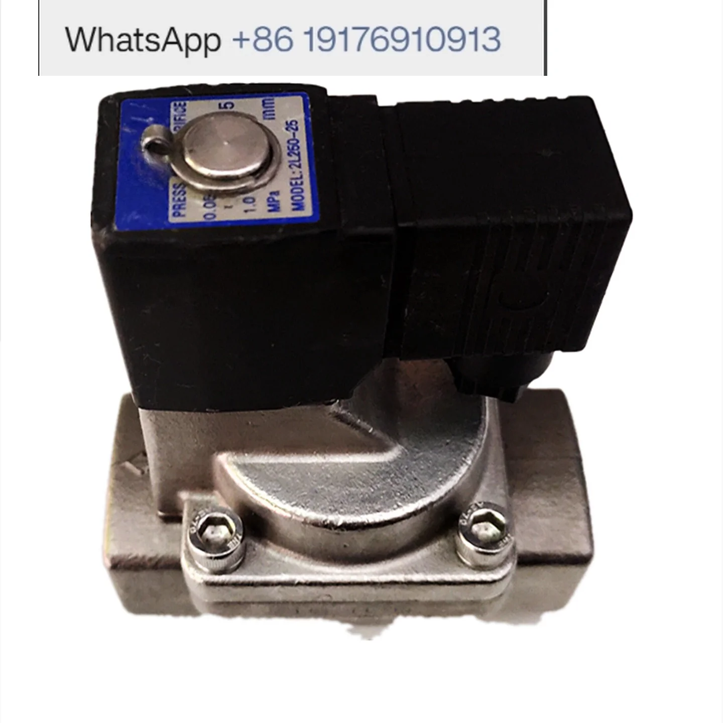 2L250-25 stainless steel high temperature steam solenoid valve
