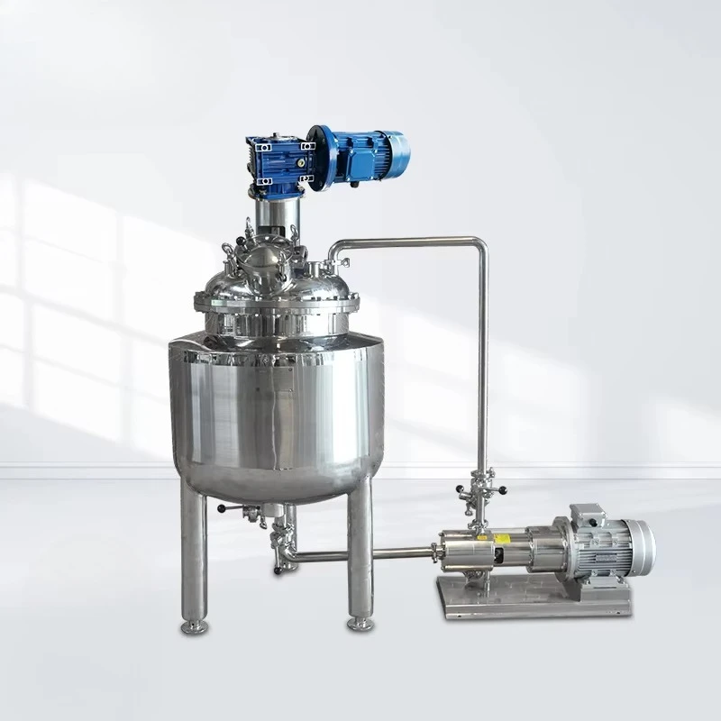 Industrial Emulsification Mixing Tank Mayonnaise Maker Food Processing High Shear Pump Mixing Tank