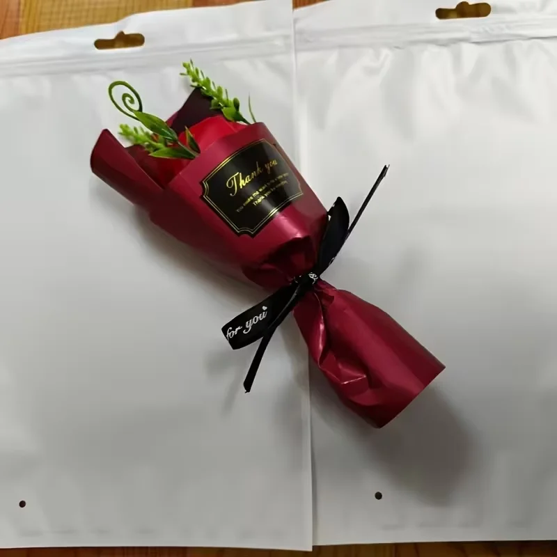 1 Stück Romantischer Mini-Rosenstrauß - Die Perfekte Wahl für Valentinstag, Geburtstag und Hochzeitsdekorationen aus Polyester – Detail 4