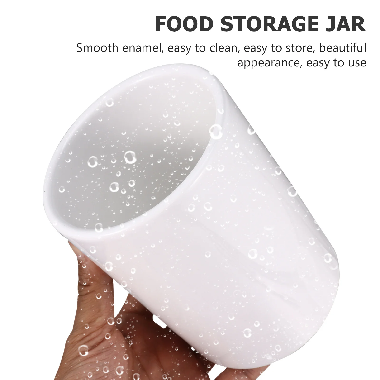 

1Pcs Ceramic Storage Jar Nordic Style Food Canister Sealed Container for Tea Grain Candy Kitchen Use Food Storage Jar