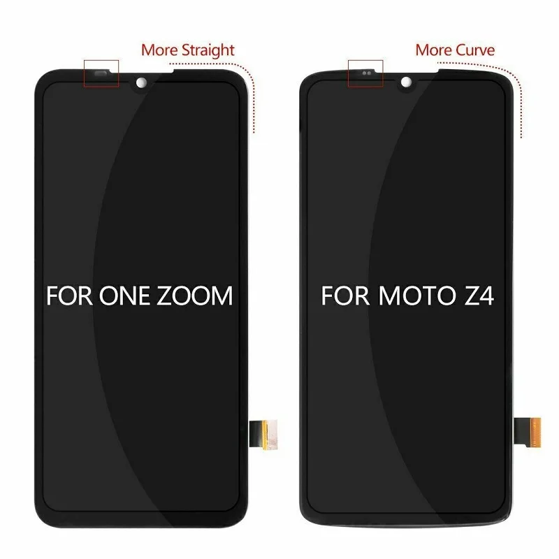 For Motorola Moto Z4 lcd, 6.4 inch screen with touch sensor, for Moto Z4 lcd