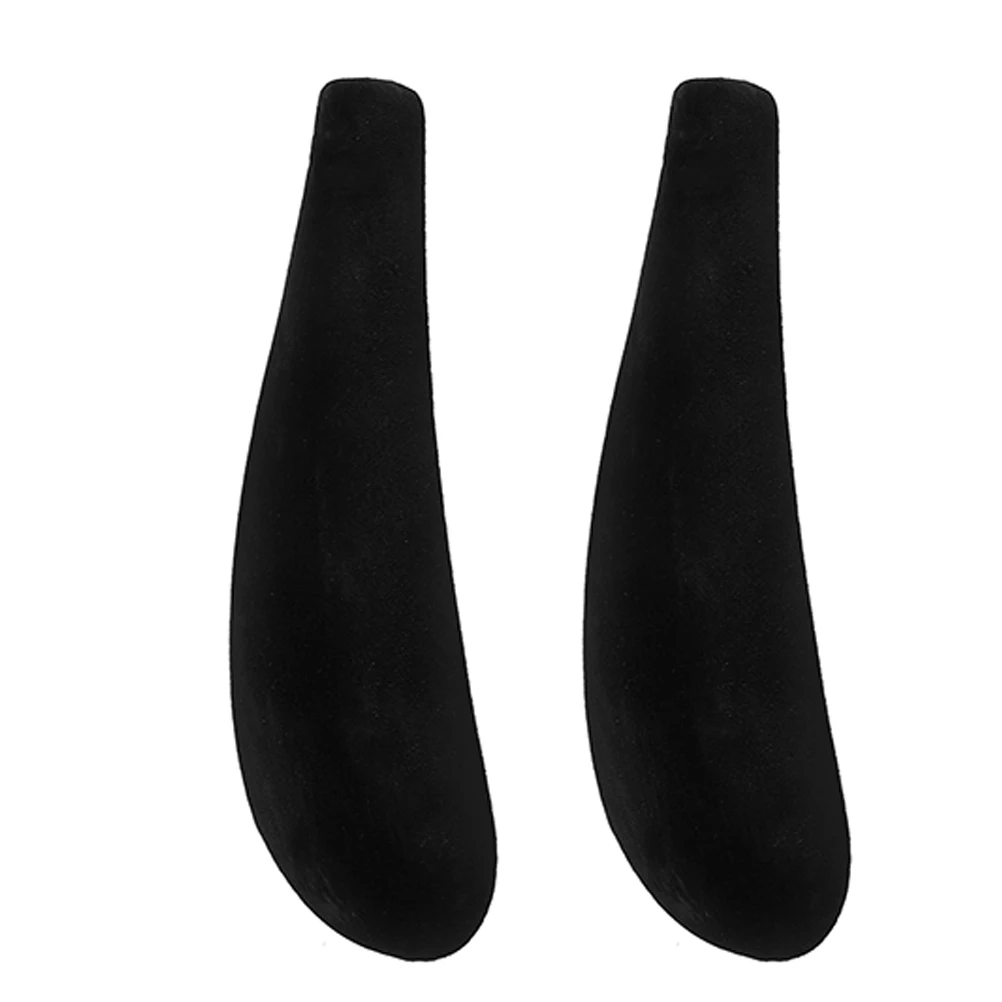 

Black Shoulder Rest Flocked Hanger Pads Thickened Widened Antislip Antideformation Suitable Various Garments Clothes Accessories