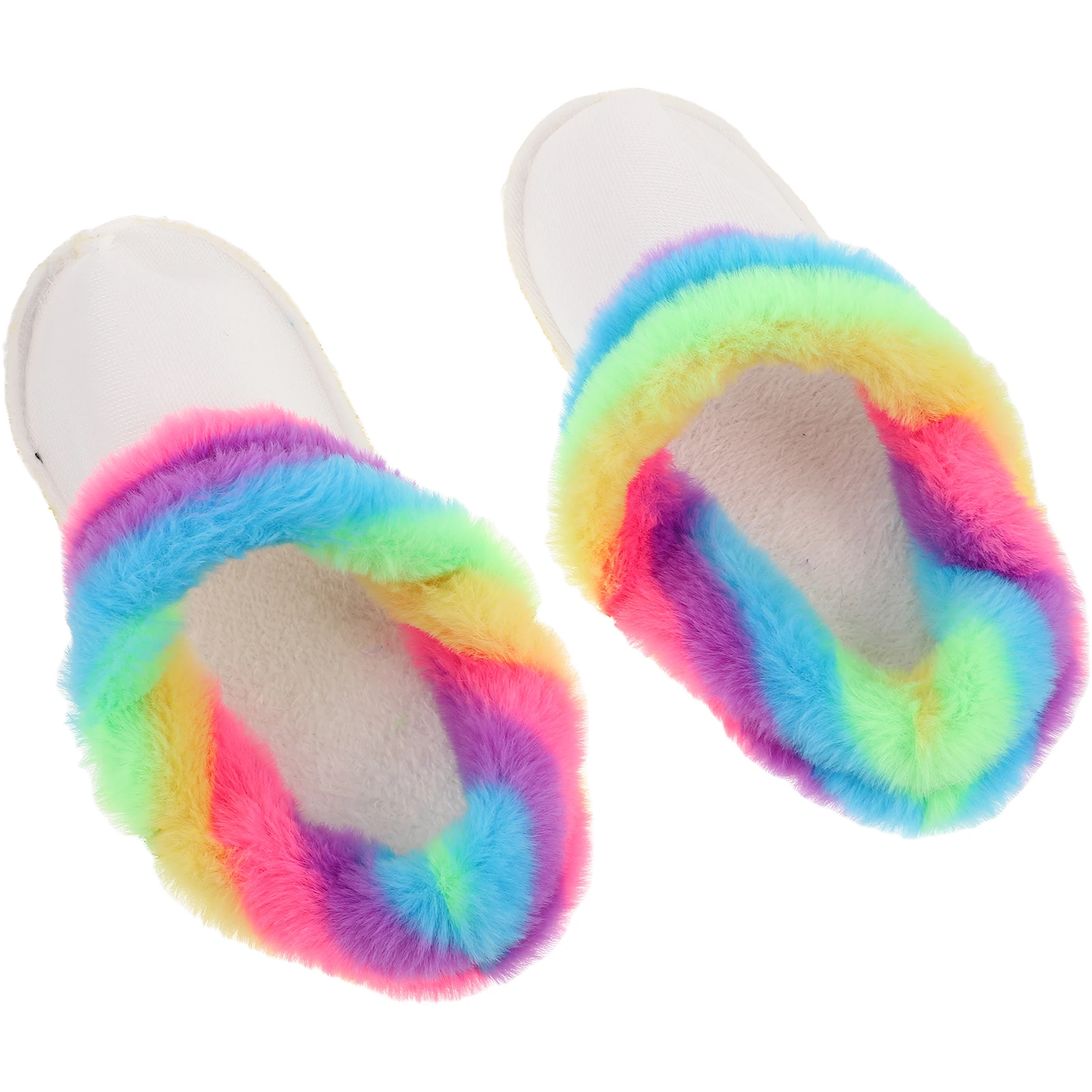 

Removable Furry Liners Colorful Replacement for Hole Shoes Warm Comfortable Inserts Winter Slippers Lining Shoe Inner