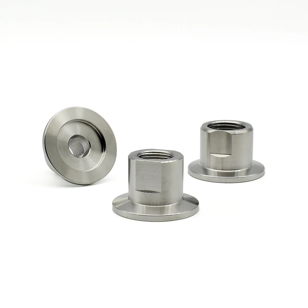 Vacuum KF to BSP Female Thread Adapter SS304 Leak-Proof Safe Sealing for KF16/25/40/50 & 1/8
