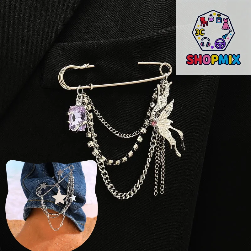 

Регулируемая индивидуальная подвеска для сумки, съемная кисточка для брюк, декоративная брошь, затяжка на пуговицах, фиксированная булавка для одежды, пряжка на талию