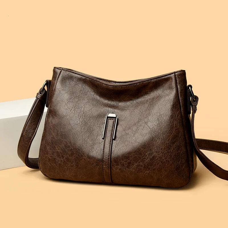 

Модные женские сумки через плечо из искусственной кожи, сумка через плечо в стиле ретро, маленькая сумочка, повседневная винтажная сумка для женщин, легкий вес для повседневного использования