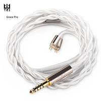 KBEAR TRI Grace Pro 2 Core Silver-Plated Upgrade Headphones Cable HiFi Balance Wired Earphone Detachable Cable without Mic KB02