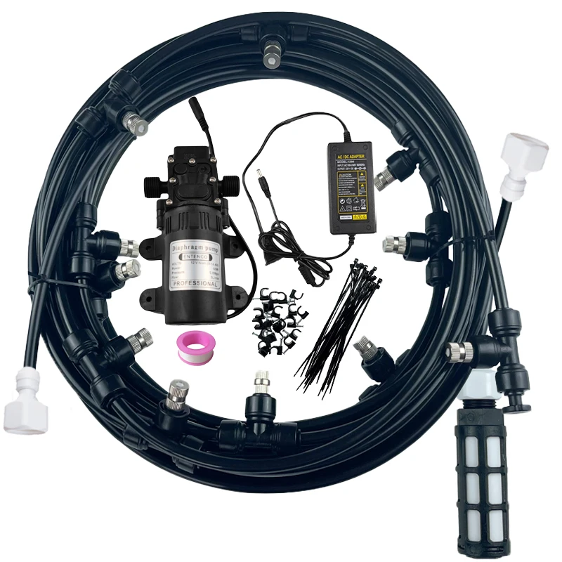 

Water Mist Atomizer Electric Sprayer Misting Cooling System Garden Nebulizers Water Fog Plant Mister Nozzles