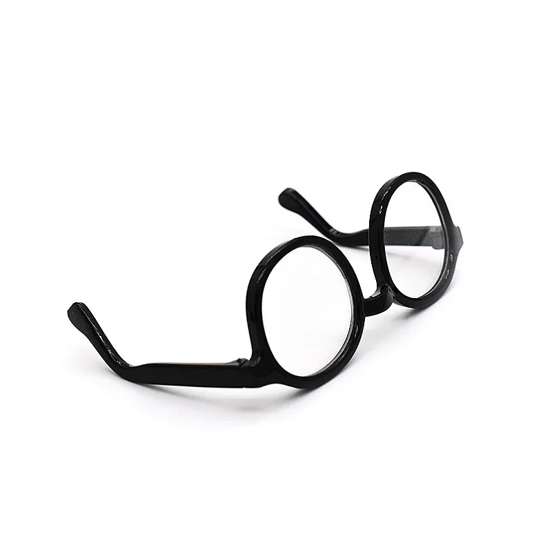 Gafas para muñecas Labubu de 17cm, gafas para muñecas de 6,5 cm de longitud, lentes transparentes, montura redonda, gafas, accesorios de ropa para muñecas