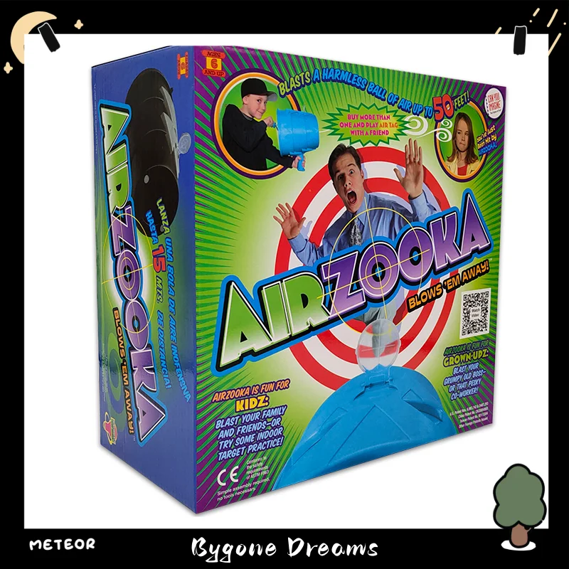 AIRZOOKA Canon à air, jouet de farce amusant, jouet créatif à souffler, jouet interactif pour fêtes, cadeau de Noël original