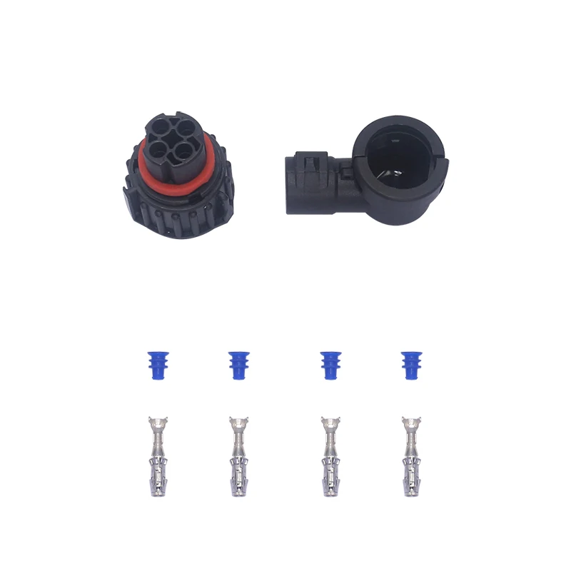 ​10 Set 4 Holes Connector 3043Y-2.5-21-90° for Car Auto Part Wiring Harness Plug