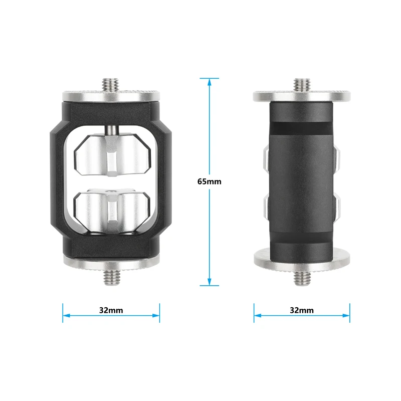 CAMVATE Camera ARRI-Style Rosette Mount Extension Adapter WIth Dual M6 Male Screw Extend Handgrip Arm Handle Attchment