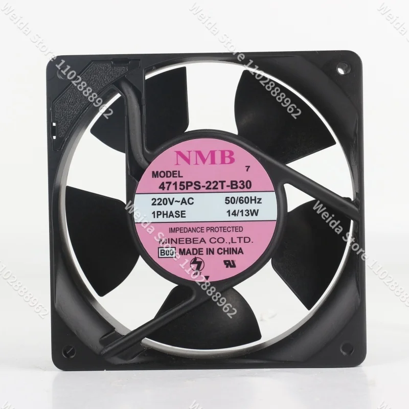 cooling fan Original Mebea NMB 200V 230V 240V AC 220V 14/13W DC EC 12038 cabinet Aluminum frame 4715PS-22T-B30