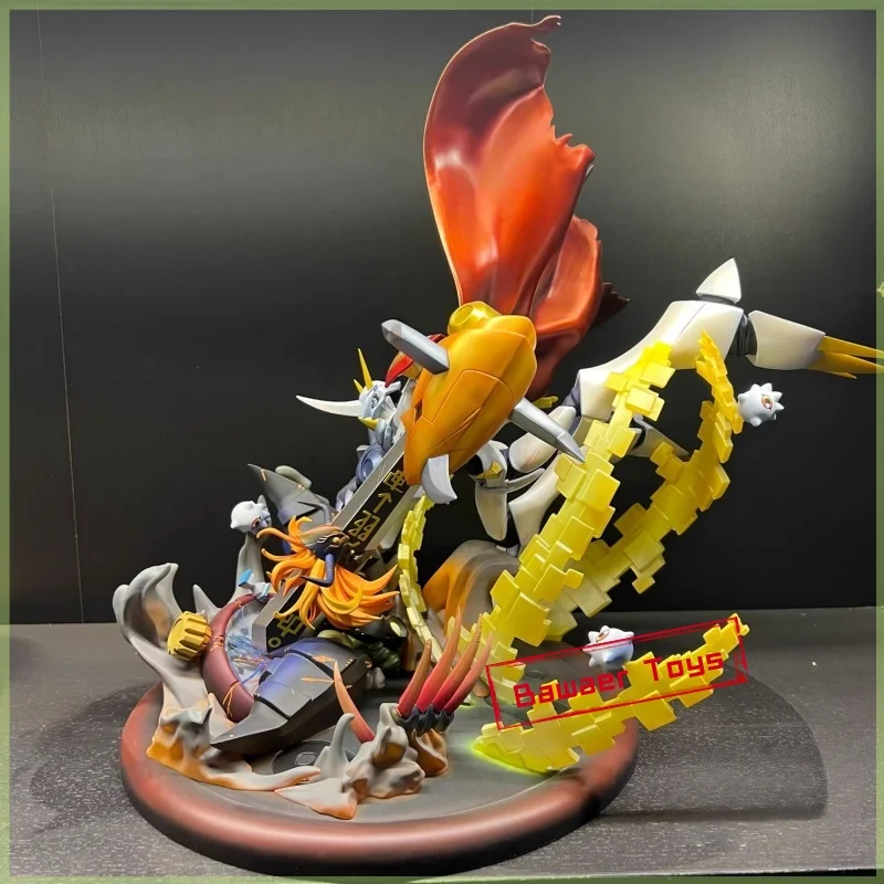 

Original Bandai Omegamon Megahouse Gem Action Figure - 38cm Anime Portrait Model Toy Collection Doll For Digimon Adventure Fans