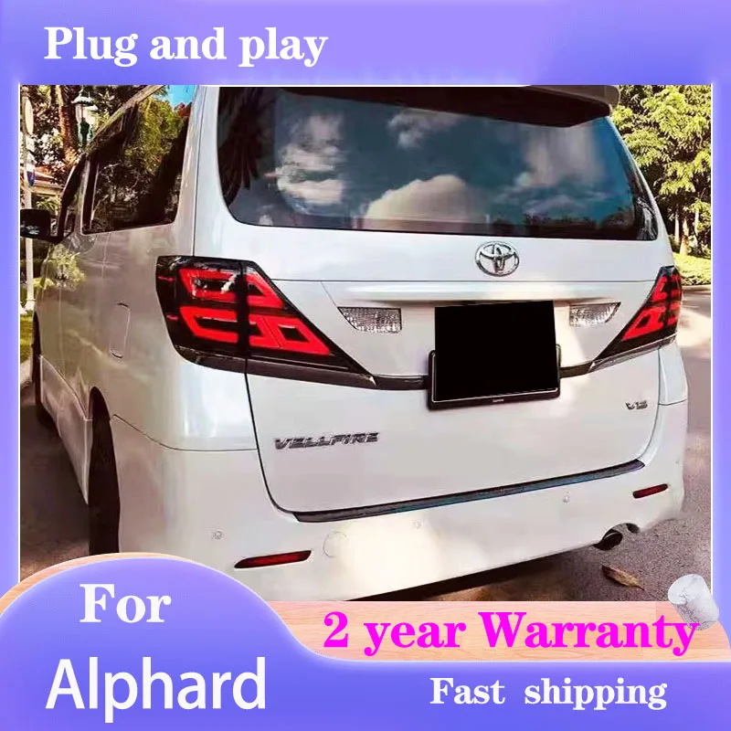 

Car Styling for Taillight for Alphard Tail Lamp 2007 2013 for Vellfire Tail Light Rear DRL Fog Brake Turn Signal Reversing