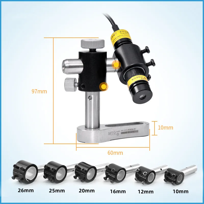 Support de fixation de laser réglable, puissant support magnétique 2 axes 3 axes universel en option