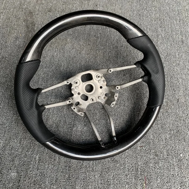Customized Suede Leather Steering Wheel For Porsche Panamera Cayenne Macan 718 Boxster Cayman 996 911 981 958 991 view 4
