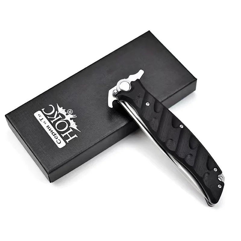 Outdoor knife portable folding knife Wilderness survival knife portable folding knife sharp knife