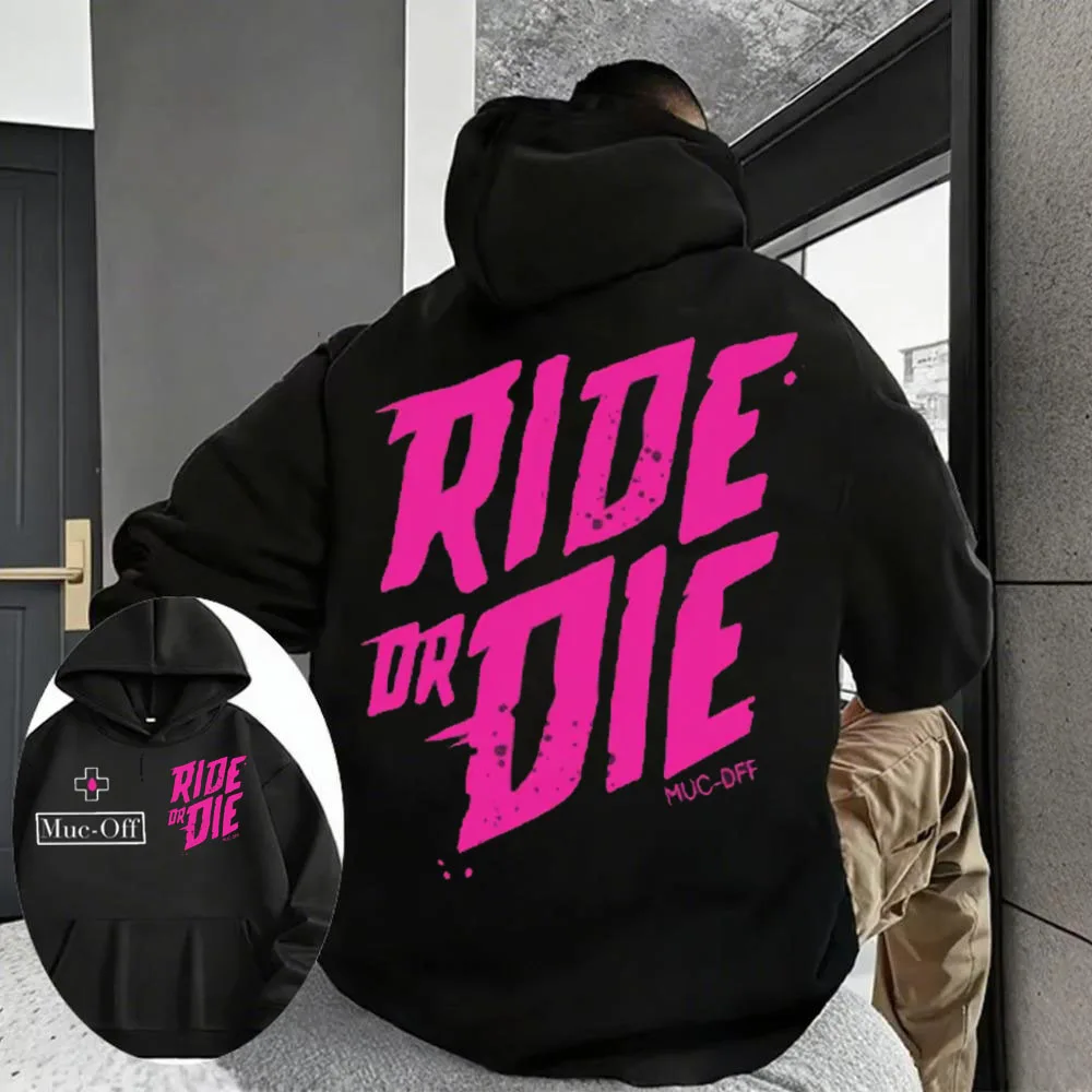 2025 Pmuc-Off المنحدر بدلة ركوب الدراجات الرجال الشتاء معطف بقلنسوة الترفيه الدراجات أو الموت دراجة معطف القطن في الخريف