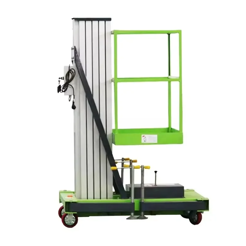 for Reliable Manufacturer 6M-10M Single Ladder Aluminum Alloy Lift Platform Lift 125KG