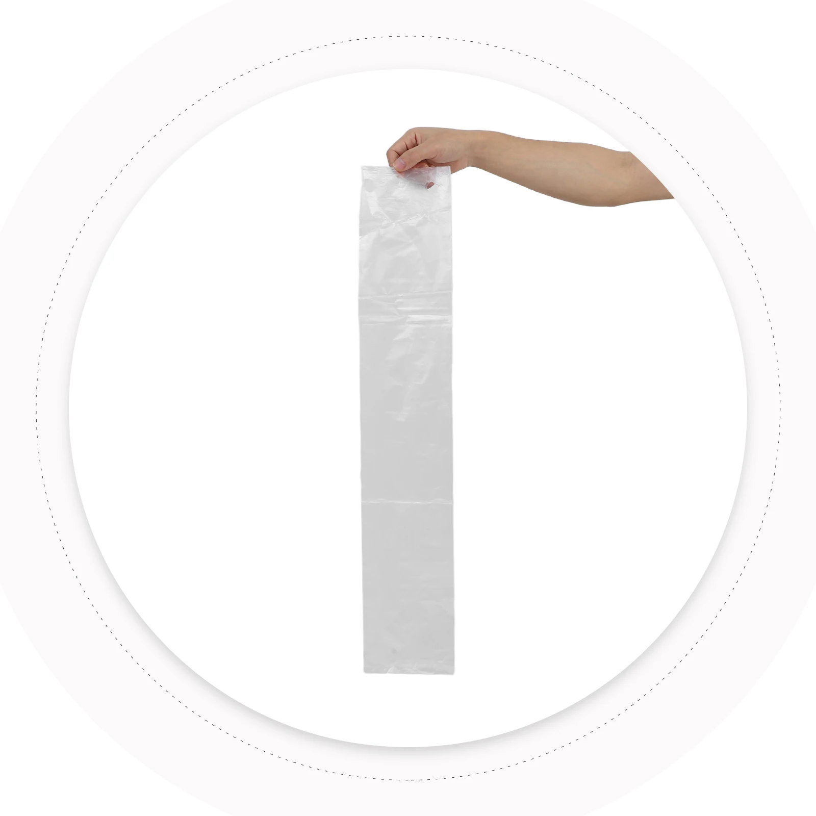 

100 Pcs Umbrella Bag Beach Handbag Umbrellas for Rain Automatic Disposable Wet Bags Clear Plastic Special Dispenser