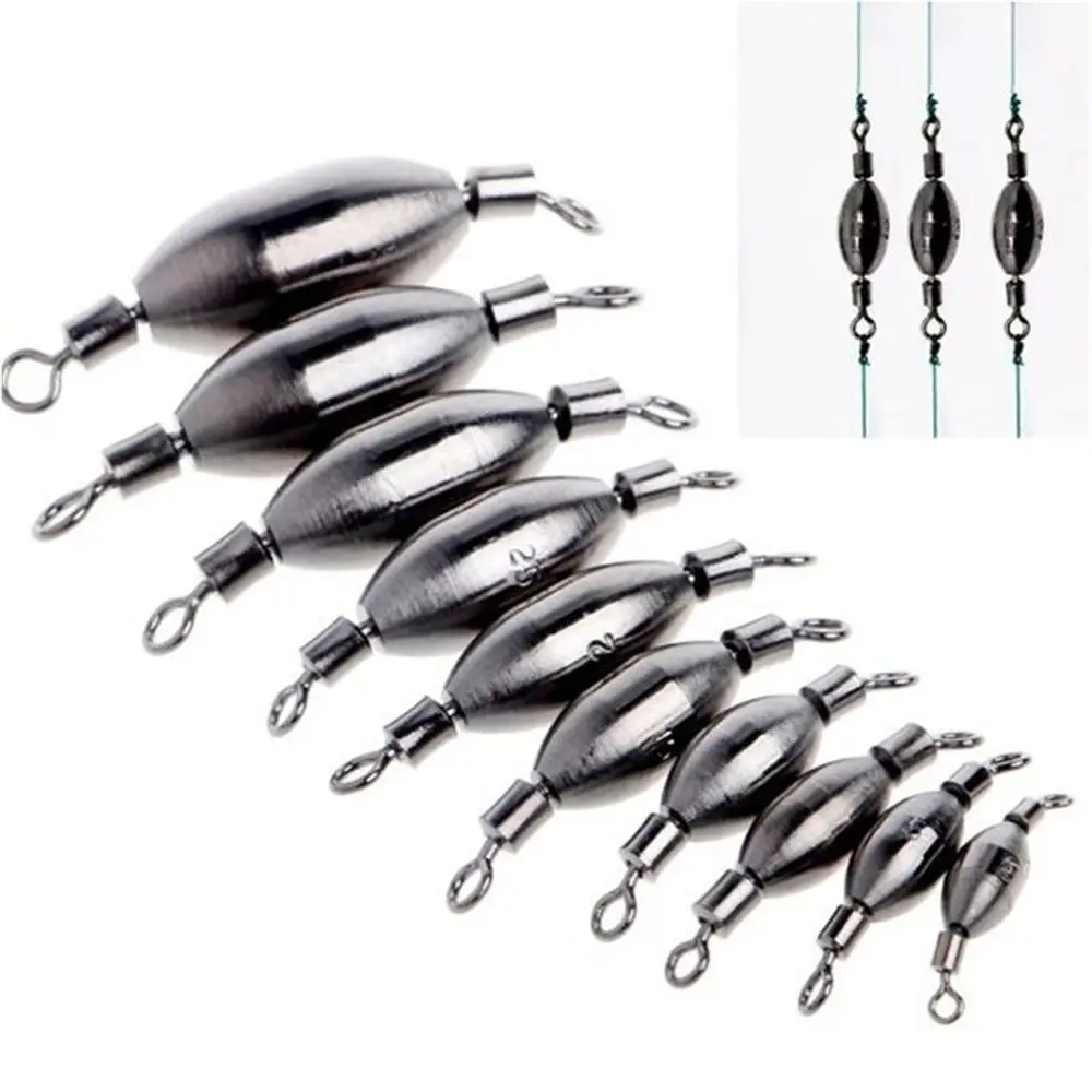 

Connector Bearing Rolling Swivels Stainless Steel Snap For Fishhook Lure Copper Lead Sinker Tackle Fishing Accessories 5Pcs/Lot