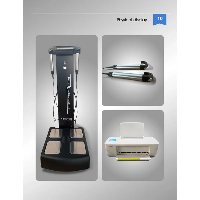 High-precision analyzer measures personal full-body scanning muscle and water 8-sensor electric digital Bodie fat scale