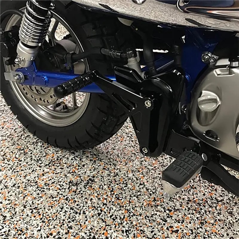 AB61-Rear Passenger Footrest For Honda Monkey 125 Z125 JB02 JB03 2018-2025 Motorcycle Rear Foot Pegs