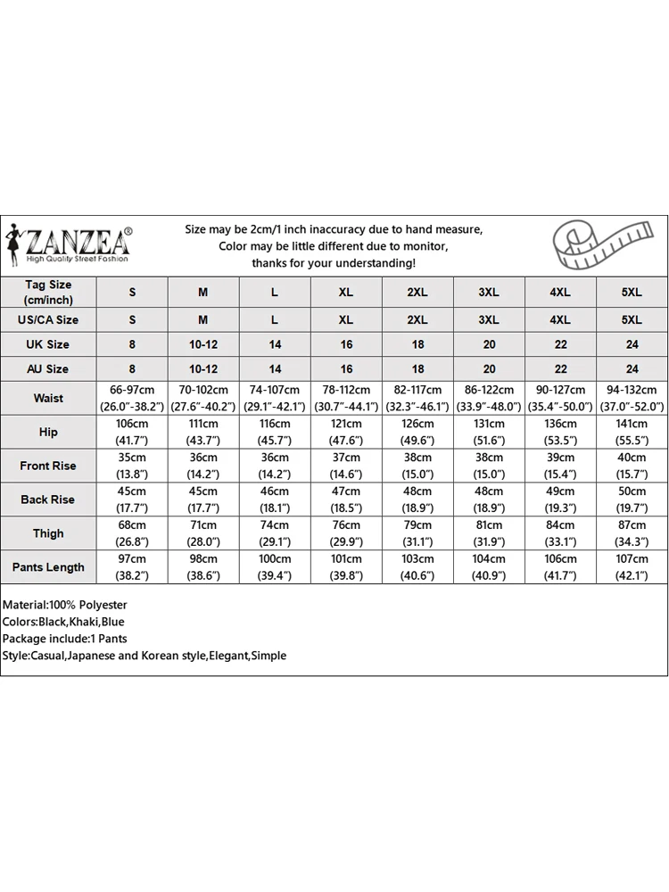 ZANZEA 2025 المرأة خمر مرونة الخصر واسعة الساق السراويل الكورية نمط الأزهار المطبوعة السراويل عادية فضفاض مطوي قيعان