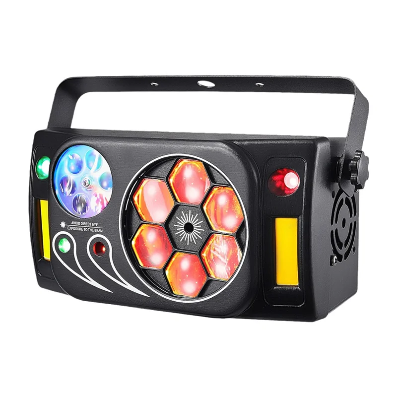 

A10R Stage Lights Light 80W DJ Lights Sound Activated Auto By Remote DMX Control For Wedding Disco Dance Club Gig EU Plug