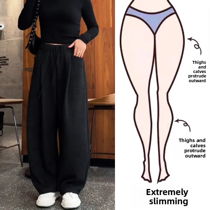 

Женские брюки больших размеров на осень-зиму: утепленные флисом, с высокой талией, стройнящие, широкие, повседневные, универсальные, прямого кроя