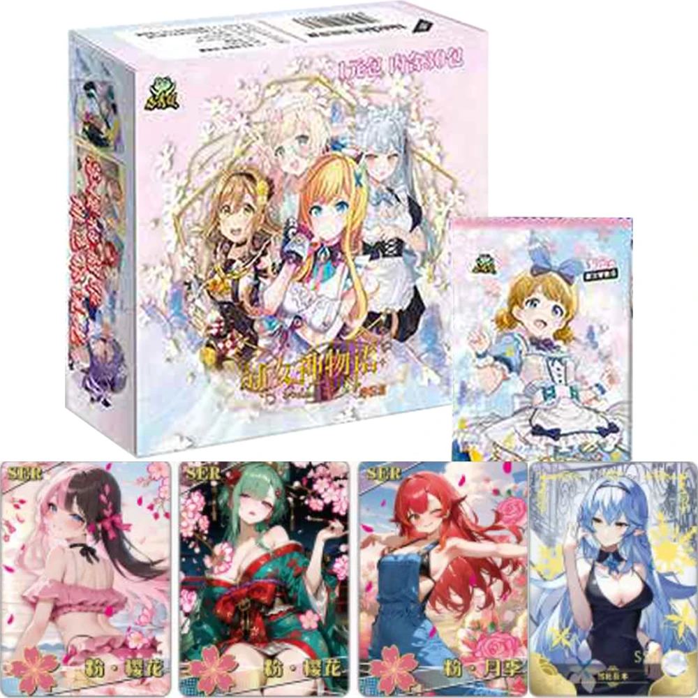 

Карта «История богини» «Шестьнадцать пулей» Алая Cherry Blossom Chapter Редкая карта GR Аниме Коллекция богини Карты Игрушки Подарки