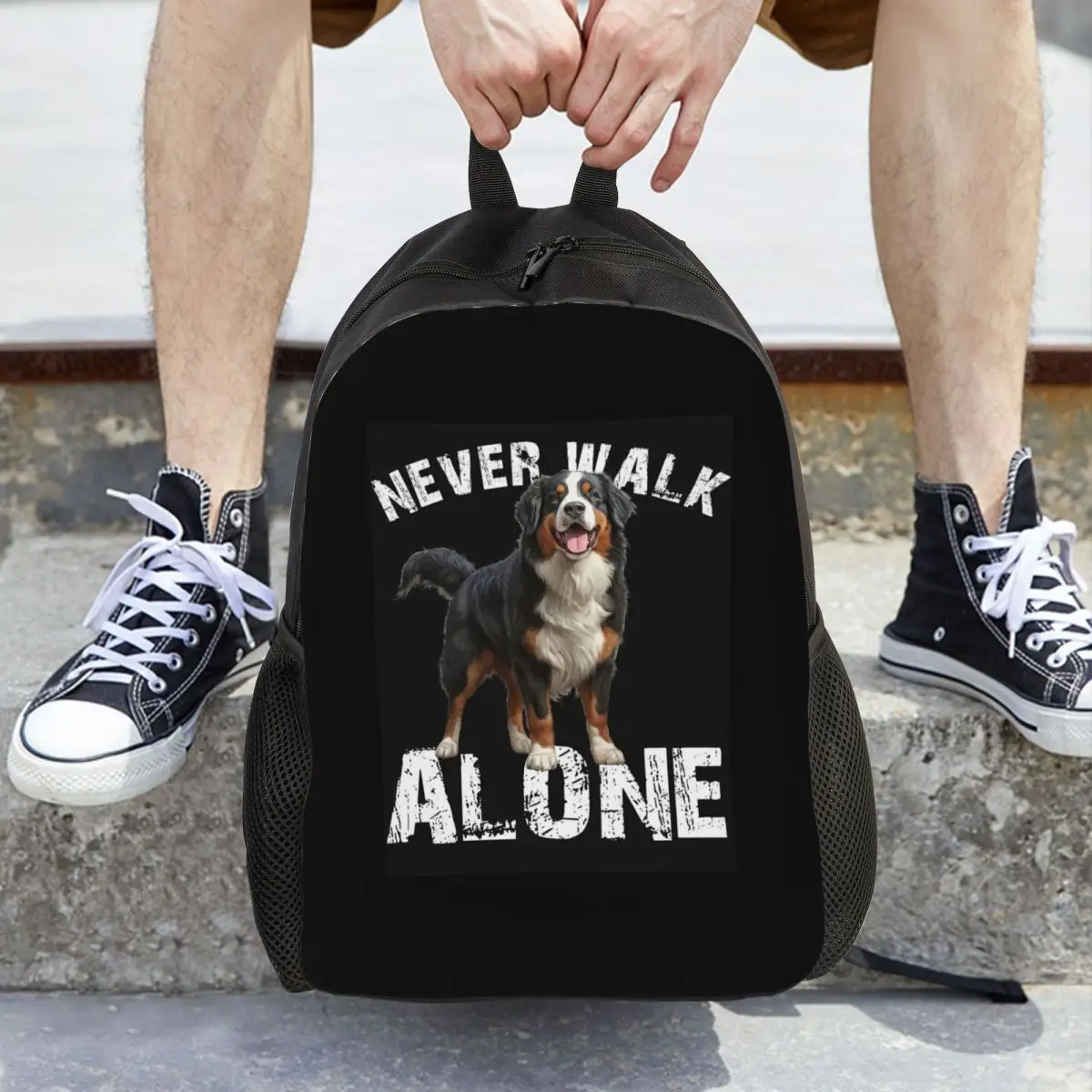 Mochila Bernese Mountain Dog, mochila de gran capacidad para niños, mochila escolar, bolsos de hombro para hombres y mujeres