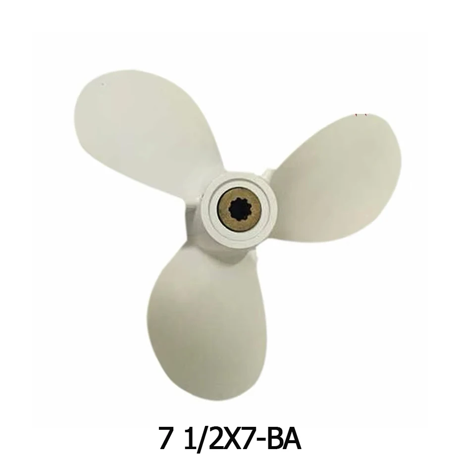 Brand New Aluminium Propellers 7 1/2X7-BA For Yamaha 4HP 5HP 6HP Outboard Motor