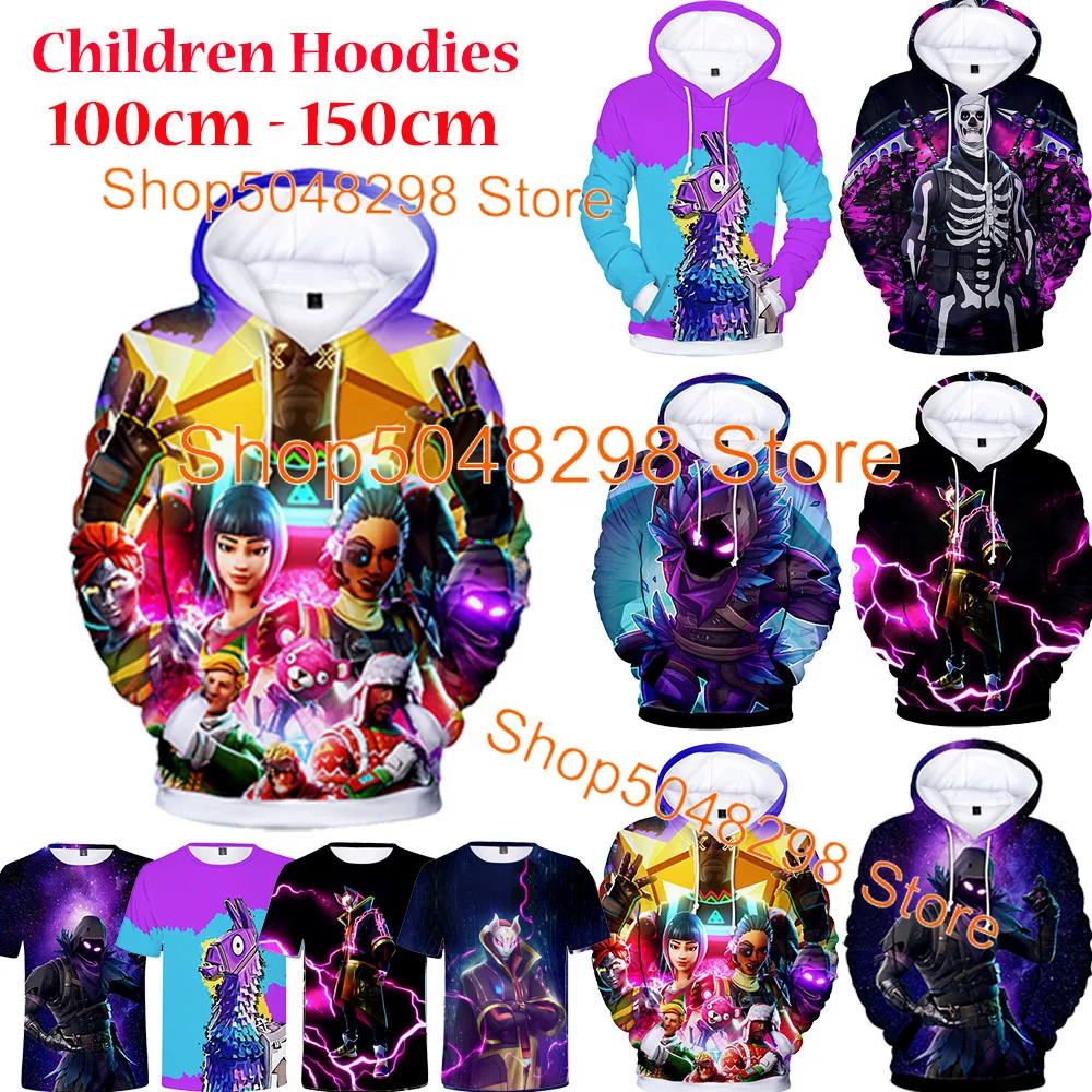 Fortnite hombres y mujeres victoria ropa para niños Battle Royale 3d Swearshirt niños niñas ropa Tops niños Sudadera con capucha héroe adolescente Tops