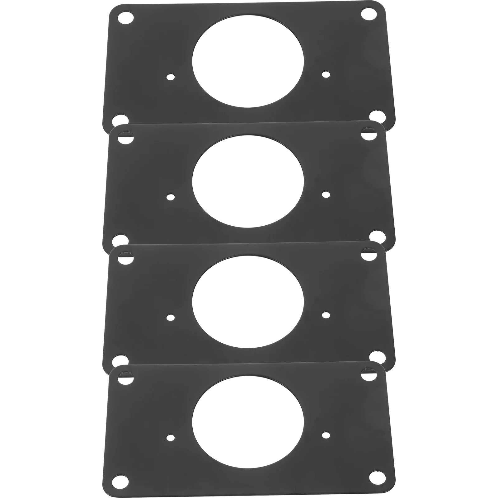 

1 set Cabinet Door Repair Panel Hinge Filler Plates Kit Stainless Steel Door Reinforcement Plate Hinge Hole Repair Gasket