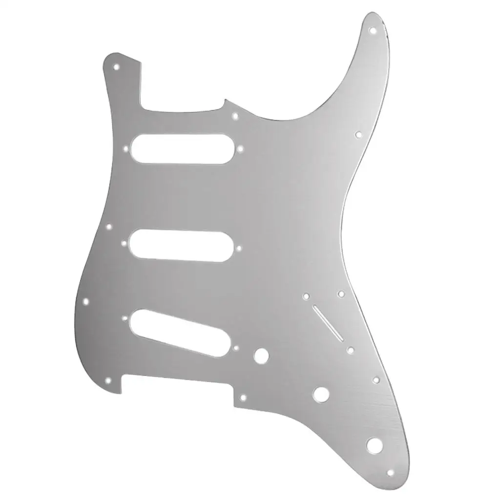 SSS Electric Guitar Pickguard Metal Anti-scratch Plate Cover Accessory for ST Guitar Aluminum Alloy Parts