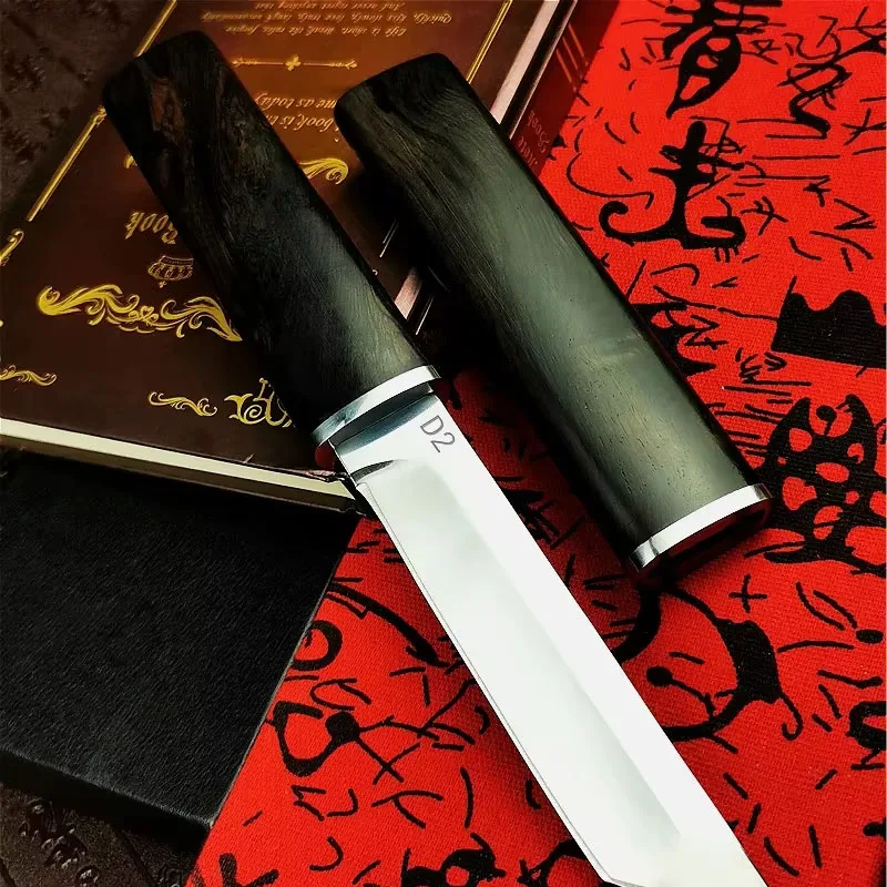 Dehong Thick Mirror Sharp Knife - High-Quality Straight Blade Knife Series - Outdoor EDC Knife