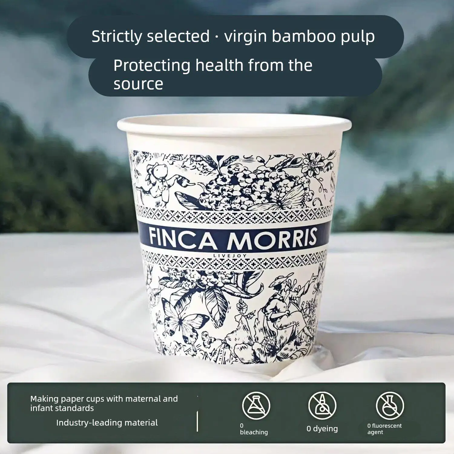 new-thickened-floral-disposable-paper-cup-large-size-coffee-food-grade-water-cup-heat-resistant-home-use-portable-tableware