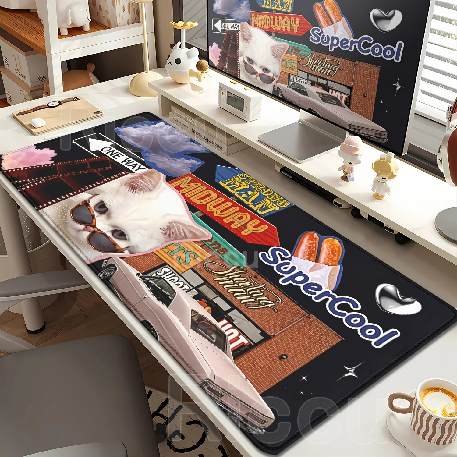 Mousepad de Couro Durável e Fo - Leather Desk Pad avaliação e preço